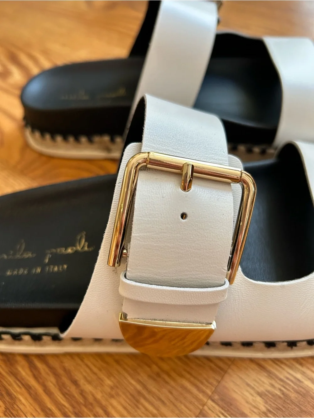 Mila Paoli leather sandals. Made in Italy